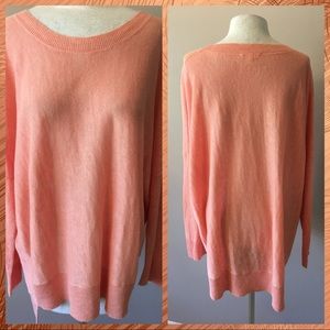 🌻Peach Eileen Fisher Sweater☀️